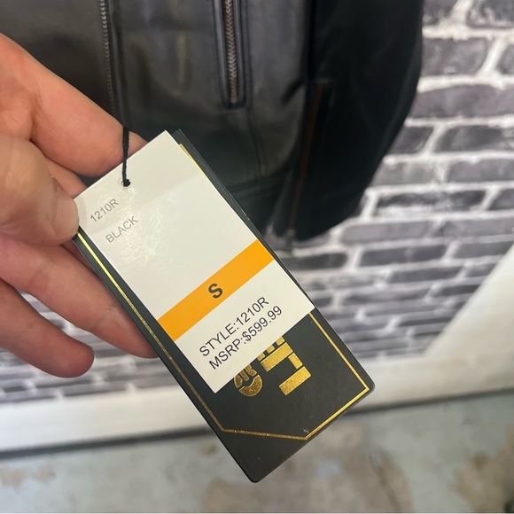 REED EST. 1950 Women's Jacket Genuine Lambskin Leather Biker Fashion Coat - Picture 11 of 16